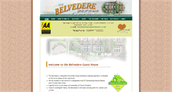 Desktop Screenshot of belvedereguesthouse.co.uk